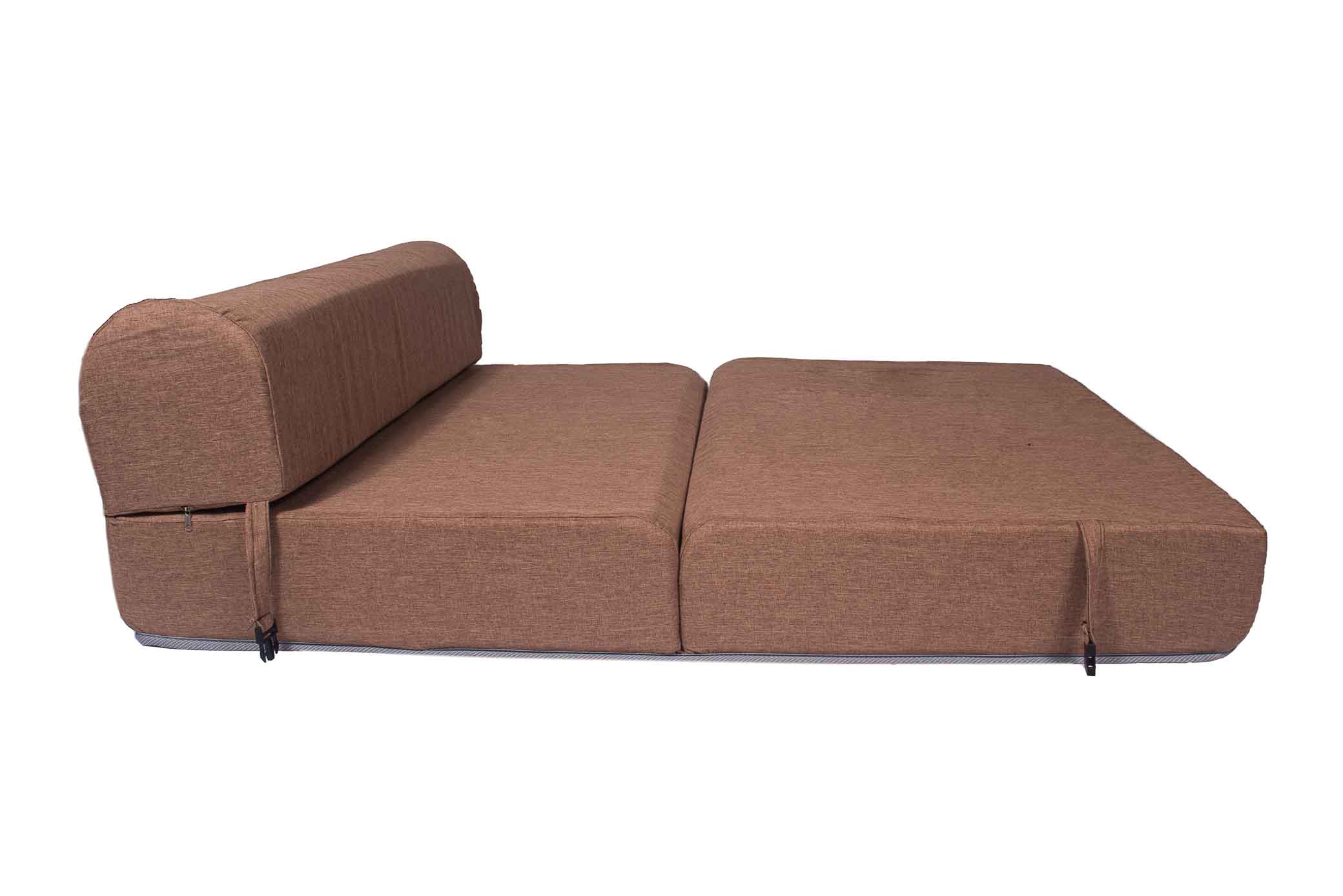 Sofá Cama de Espuma D21 altura 20 cm tela tipo lino | Bienestar HC